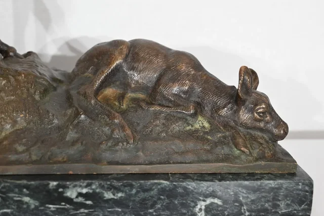 Groupe en Bronze Animalier, signé JB. Mêne – Fin XIXe