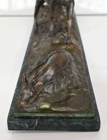 Groupe en Bronze Animalier, signé JB. Mêne – Fin XIXe
