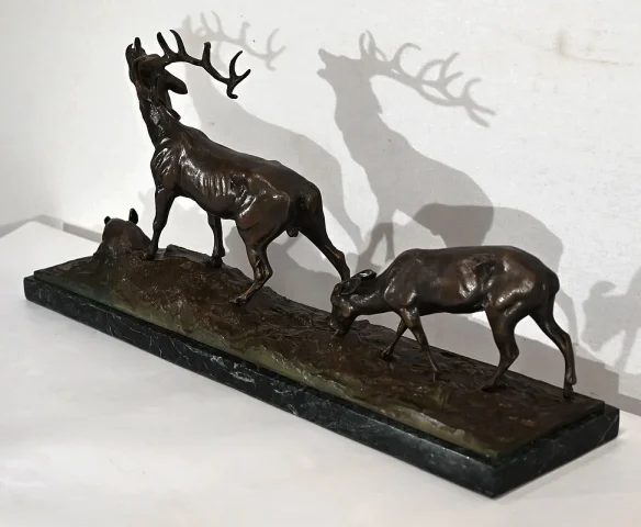 Groupe en Bronze Animalier, signé JB. Mêne – Fin XIXe