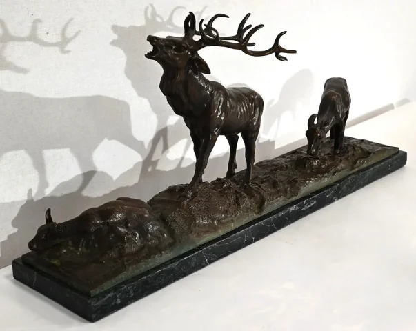 Groupe en Bronze Animalier, signé JB. Mêne – Fin XIXe