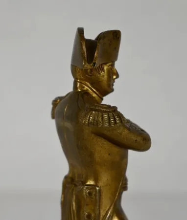 VERGOLDETE BRONZEFIGUR VON NAPOLEON