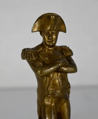 VERGOLDETE BRONZEFIGUR VON NAPOLEON