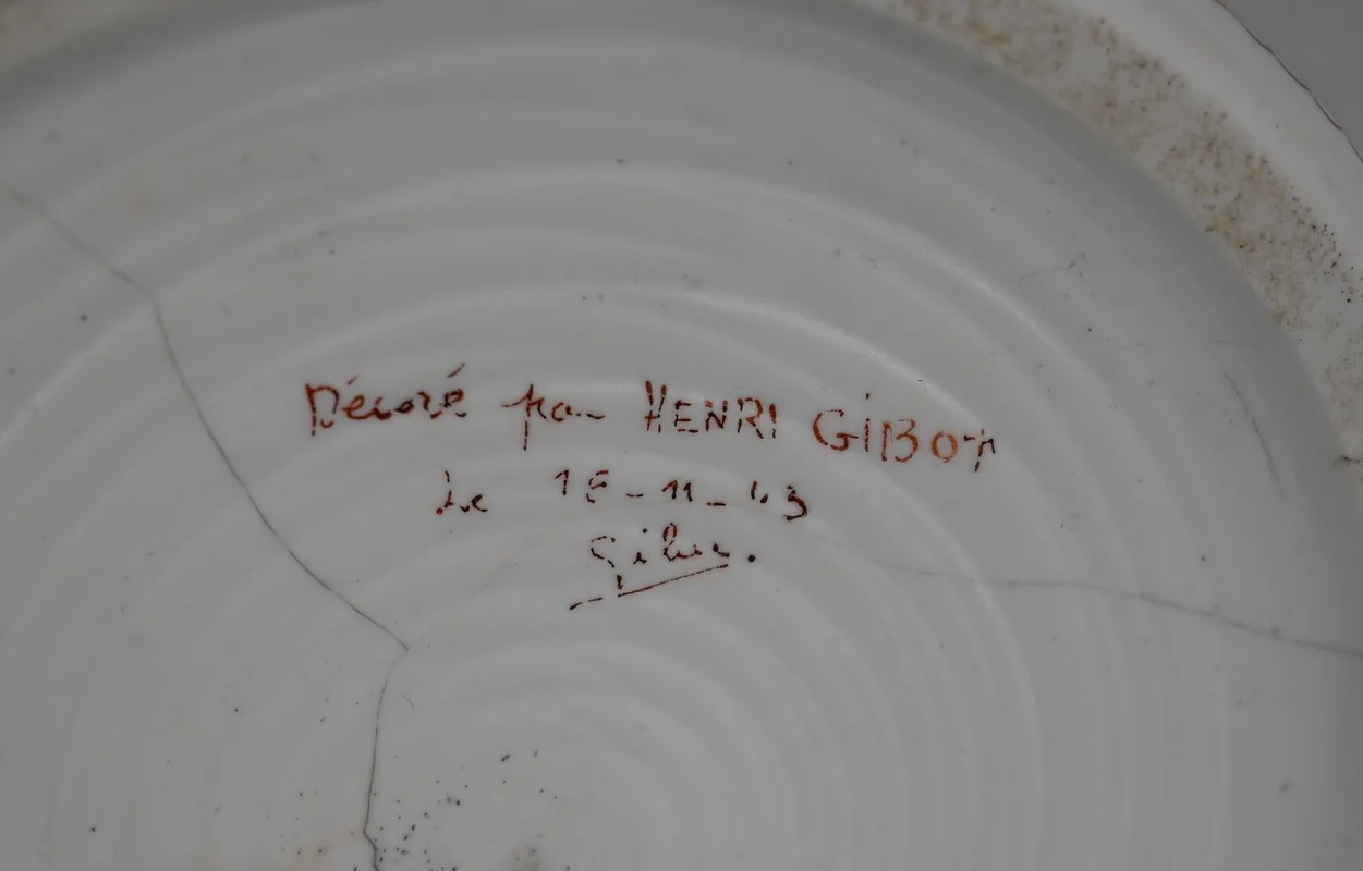 VASE signed H. GIBOT