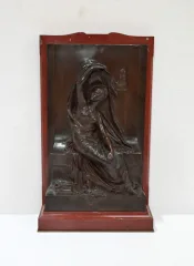БРОНЗОВАЯ И МРАМОРНАЯ СТЕЛА АНРИ ШАПУ
