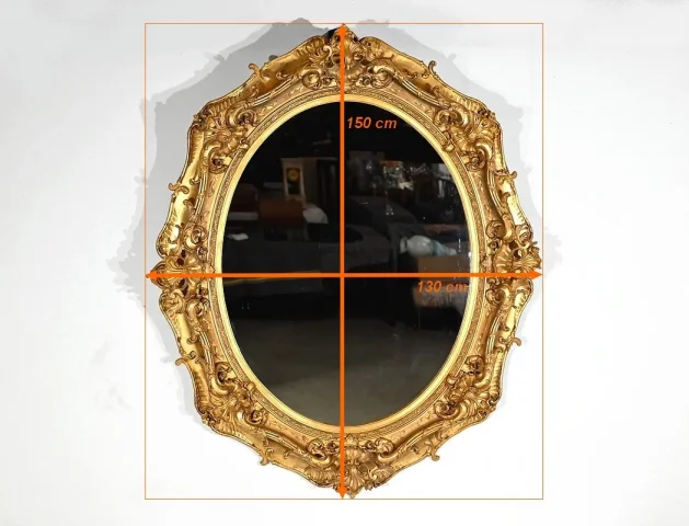 Important Miroir Louis XV – Fin XVIIIe