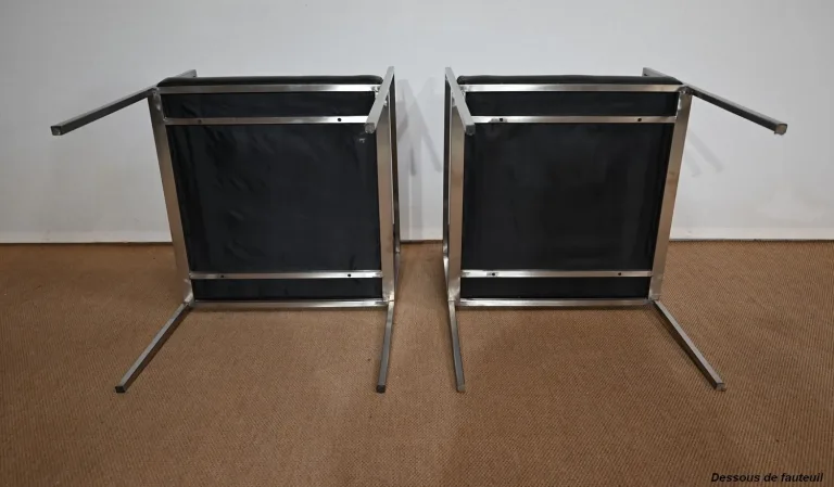 PAAR QUADRATISCHE SESSEL