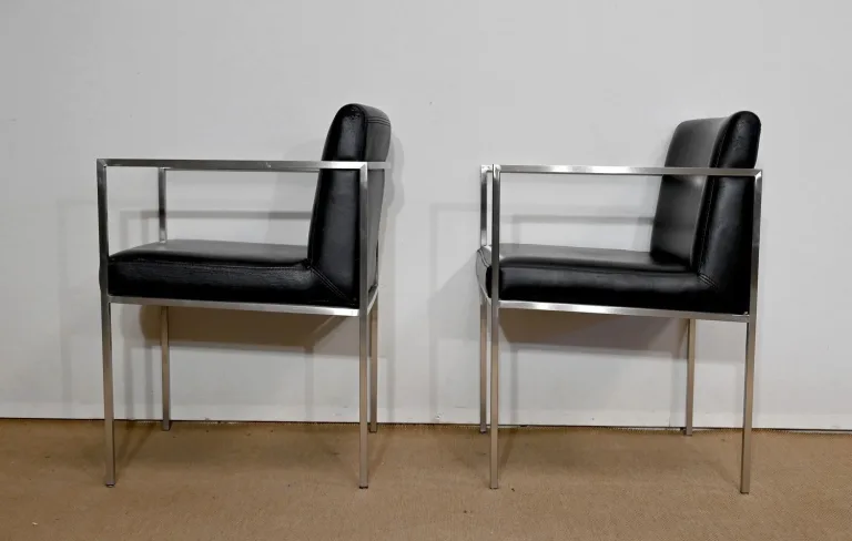 PAAR QUADRATISCHE SESSEL