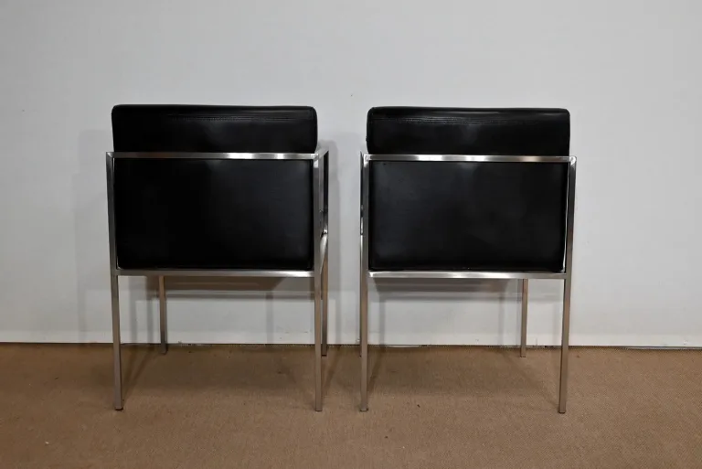 PAAR QUADRATISCHE SESSEL