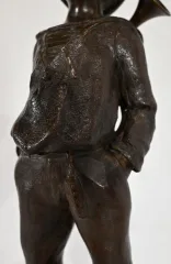 STATUETTA IN BRONZO di J. ROUSSEAU
