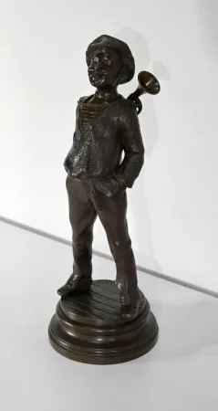 BRONZESTATUETTE von J. ROUSSEAU