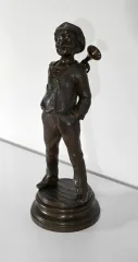 STATUETTA IN BRONZO di J. ROUSSEAU