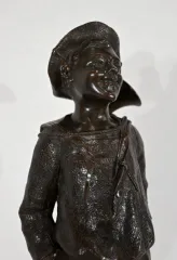 STATUETTA IN BRONZO di J. ROUSSEAU