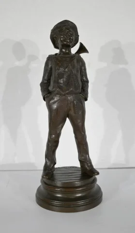 ESTATUILLA DE BRONCE de J. ROUSSEAU