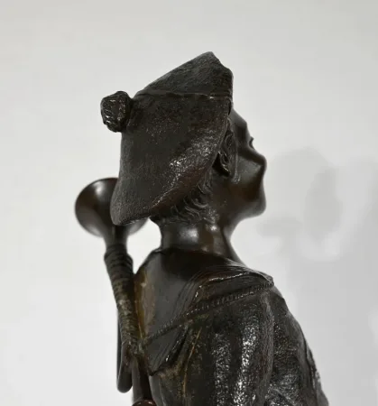 BRONZESTATUETTE von J. ROUSSEAU