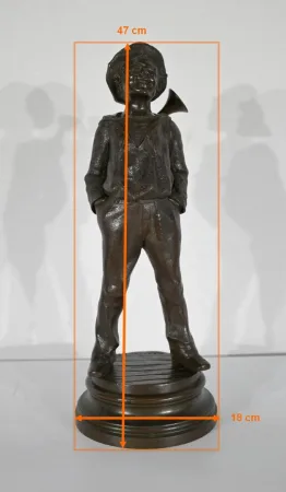 BRONZESTATUETTE von J. ROUSSEAU
