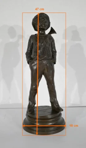 ESTATUILLA DE BRONCE de J. ROUSSEAU
