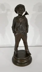 STATUETTA IN BRONZO di J. ROUSSEAU