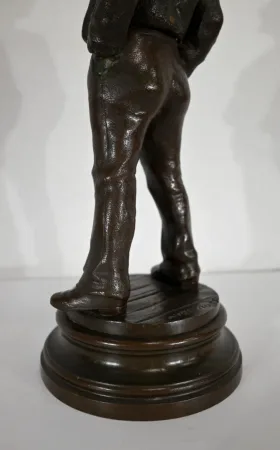 BRONZESTATUETTE von J. ROUSSEAU