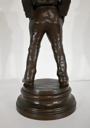 BRONZESTATUETTE von J. ROUSSEAU