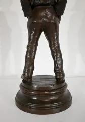 STATUETTA IN BRONZO di J. ROUSSEAU