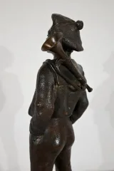 STATUETTA IN BRONZO di J. ROUSSEAU