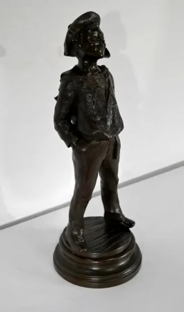 BRONZESTATUETTE von J. ROUSSEAU