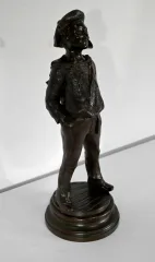 STATUETTA IN BRONZO di J. ROUSSEAU