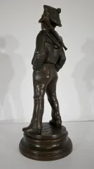 STATUETTA IN BRONZO di J. ROUSSEAU