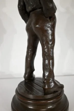 BRONZESTATUETTE von J. ROUSSEAU