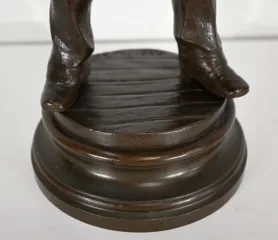 STATUETTA IN BRONZO di J. ROUSSEAU