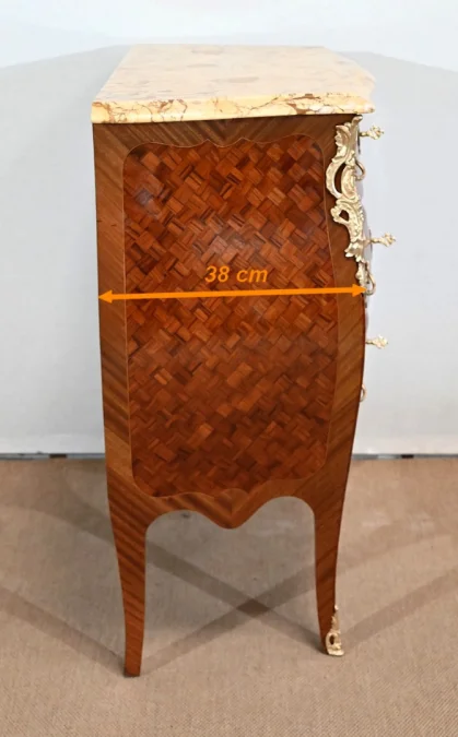 LOUIS XV  STYLE CHEST OF DRAWERS