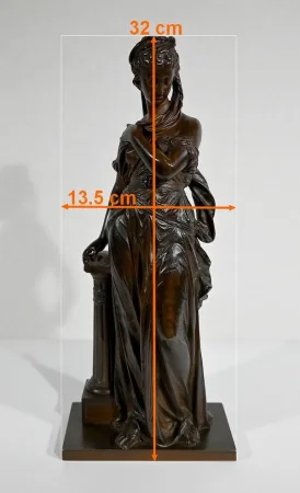 BRONZESTATUETTE von E. BOURET