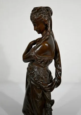 BRONZESTATUETTE von E. BOURET