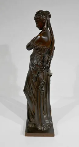 Bronze « Femme à l’Antique» d'E. Bouret – XIXe