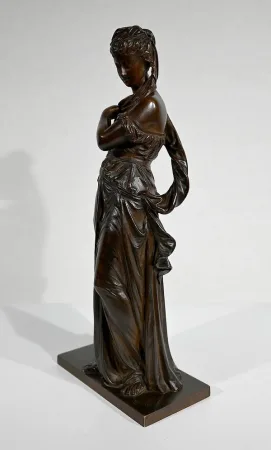 BRONZESTATUETTE von E. BOURET