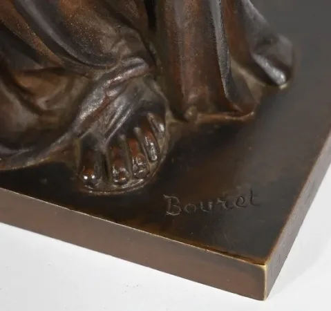 BRONZESTATUETTE von E. BOURET