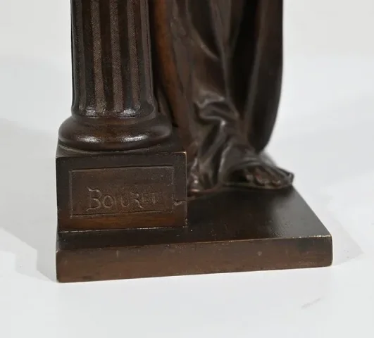 Bronze « Femme à l’Antique» d'E. Bouret – XIXe