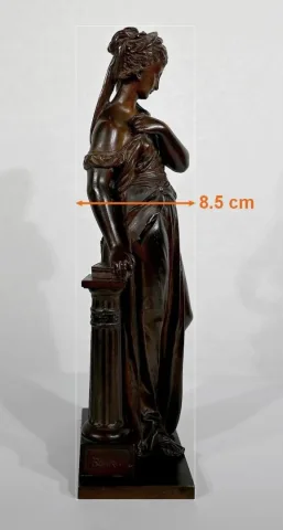 Bronze « Femme à l’Antique» d'E. Bouret – XIXe