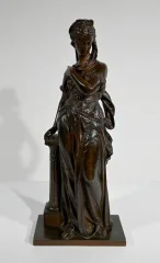 BRONZESTATUETTE von E. BOURET