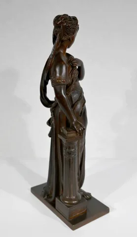 Bronze « Femme à l’Antique» d'E. Bouret – XIXe