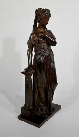 BRONZESTATUETTE von E. BOURET