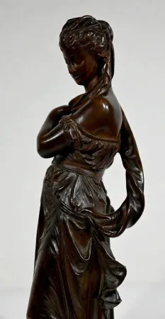 BRONZESTATUETTE von E. BOURET