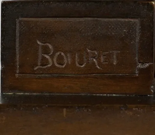 BRONZESTATUETTE von E. BOURET