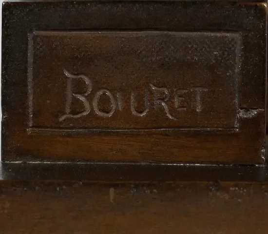 Bronze « Femme à l’Antique» d'E. Bouret – XIXe