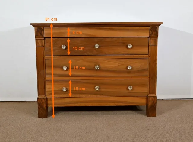 FRENCH DIRECTOIRE PERIOD CHEST OF DRAWERS