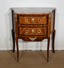 FRENCH TRANSITION STYLE CHEST OF DRAWERS