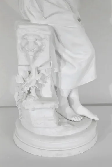 ESCULTURA EN GALLETERÍA firmada M. MOREAU