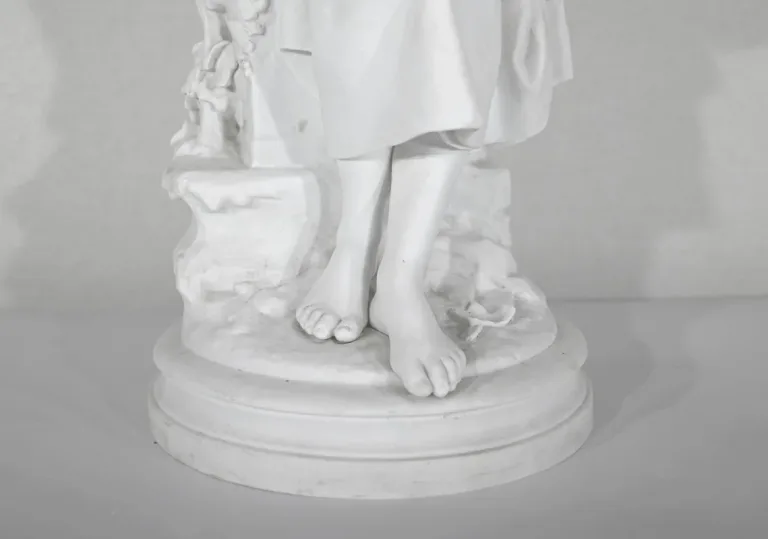 ESCULTURA EN GALLETERÍA firmada M. MOREAU