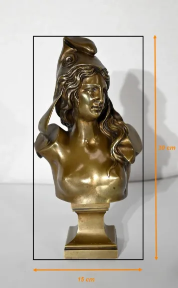 BRONZE BUST OF MARIANNE
