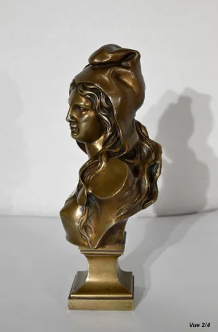 Buste de Marianne en Bronze – Début XXe